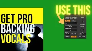 How to get cool backup vocals in Ableton (with only a single vocal track)