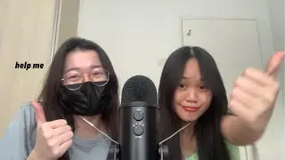 MY FRIEND TRIES ASMR WITH ME