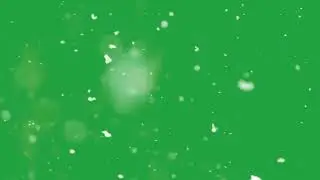 Green screen real snow