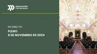 📡 Pleno extraordinario do 8 de novembro de 2024