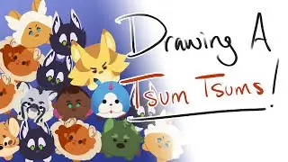 Clouded Moon, Warped, and other characters as Tsum Tsums! 