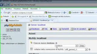 installare wordpress