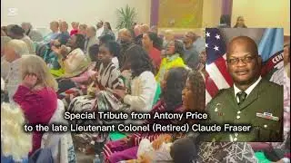 Antony Price tribute Lieutenant Colonel(Retired )Claude Fraser 