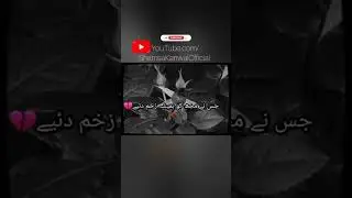WhatsApp Status | Sad Love Shayari | Shamsa Kanwal Poetry