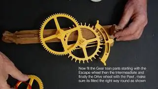 Brian Law's woodenclocks - Starter clock asembly