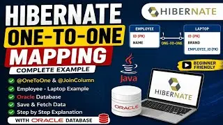Hibernate One-to-One Mapping in Java | Complete Example with Oracle Database | Hibernate Tutorial