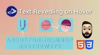 Text Animation | Customized Dev | Text Revealing on Hover using HTML & CSS