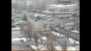 Оренбрг въехал автобус ПАЗ в столб time56