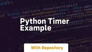 python timer example
