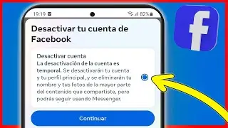 Cómo DESACTIVAR UNA CUENTA DE FACEBOOK TEMPORALMENTE 2024