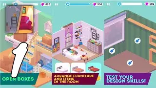 Decor Life - Home Design Game Gameplay Walkthrough #1 (Android, IOS)