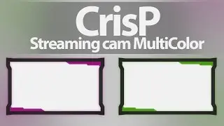 Free Twitch Overlay Template - Crisp Cam - PSD - Free Download