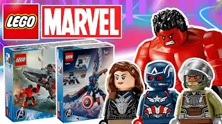 LEGO Captain America: Brave New World Sets Revealed! Red Hulk Battle & More!
