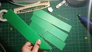 Светильник гиацинт из изолона ( фоамирана ). Высота 30 см. Часть 2