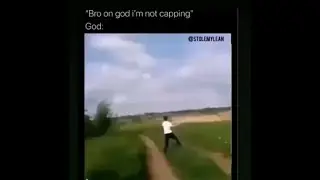 ‘Bro on god i’m not capping’ meme