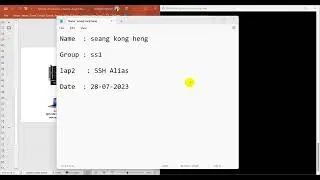 lab2  ssh alias