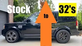 Will 32 inch tires FIT on LR4 Land Rover? (LR3 / LR4 / Discovery)