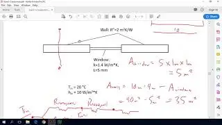 Heat Transfer Crash Course: Example exam problem: Thermal resistances in parallel