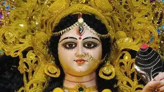 Durga Puja Scenery Drawing