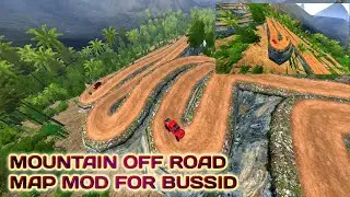 MOUNTAIN OFF ROAD MAP MOD | BUSSID MAP MOD | BUSSID GAMEPLAY