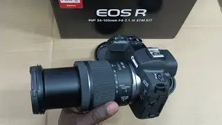 Canon EOS R RF24-105mm F4-7.1 is STM Lens Kit, Vlogging and Content Creator Camera 4K UHD, Unboxing