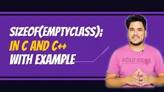 C++ interview question asked in TCS, Infosys, L&T | Size of empty structure in c++ | crack interview