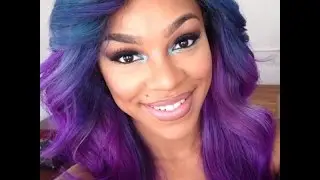 Purple Ombre-The Wright Way of Hair- Virgin Malayasin Body Wave