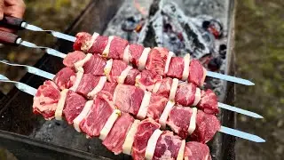 A brutal shish kebab, for a brutal holiday.