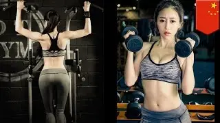 몸매와 얼굴 모두 끝내주는 섹시한 중국인 대학강사, 온라인에서 화제