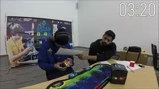 5x5 Blindfolded Asian Championship winning solve: 6:16.84