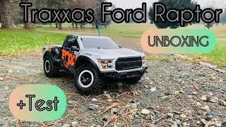 Unboxing & Review Traxxas Ford Raptor Fox Edition 2WD 1/10 + Test Drive