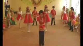 Русский танец в детском саду №306 Одесса