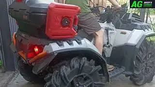 POLARIS SPORTSMEN 1000 HIGH LIFTER 2022 БОЛЯЧКИ на пробеге 874км. Вес колеса- 42 кг.