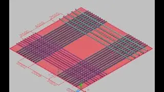 Bottom Bar of Slab (Column Strip & Middle Strip Type Slab)