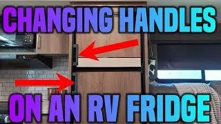 Replacing Handles on an RV fridge (Domestic DM2882)