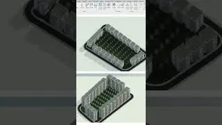 Parametric housing block family done using Revit