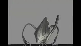 the alien tripod eats candy then gets hyped up makes funny sounds and farts goes crazy