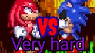 Sonic 3 air mod Sonic exe VS Knuckles  [Manete Play]