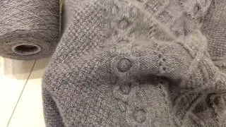What's on the needles - a cashmere sweater from Loro Piana (knitting)
