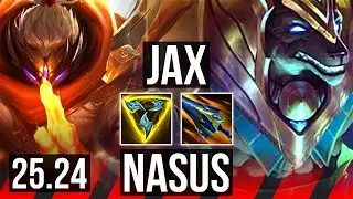 JAX vs NASUS (TOP) | EUW Master | 25.24