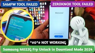 Samaung M022G Frp Unlock Umt Android 13 Latest Security || Test Mode Not Working || Adb Not Enable