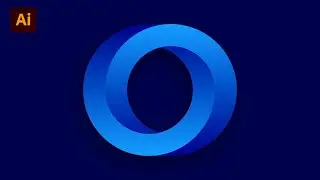 How To Create Impossible Circle Logo with Adobe Illustrator Tutorial | Ahoo