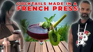 DIY French Press Cocktail - Flora Adora Press