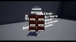 Rodh Save Slots - Showcase - UE4