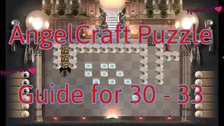 The Genesis Order - AngelCraft Puzzles walkthrough 30,31,32,33 💗 💖🔥 💥