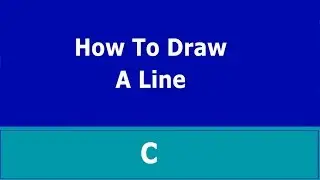 How to Draw a line in C along with outtextxy() finction | Turbo C++ |
