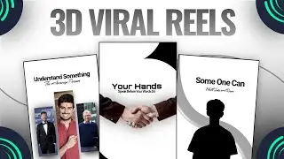 🎬 Viral 3D Reel Edit Tutorial 🔥 | Alight Motion Editing | Free Project File