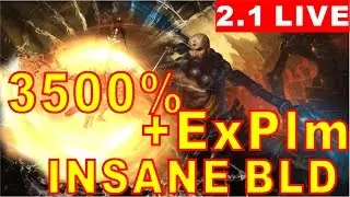 Monk build 2.1.1 - INSANE CHAIN 3500% BOMBS + ExPALM IMMORTAL BUILD