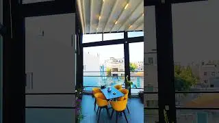 פרגולה חשמלית לעסקים