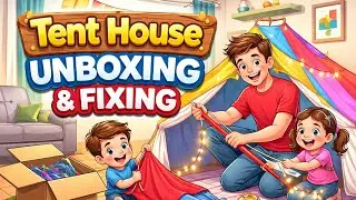 Tent house for kids unboxing and installation | #amazon #unboxing